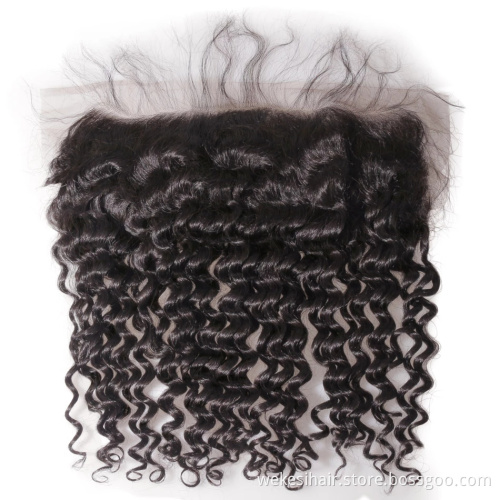 100 Percent Unprocessed Virgin Remy Brazilian Kinky Curly Human Hair Weave With Swiss Lace Closure Middle Free Part